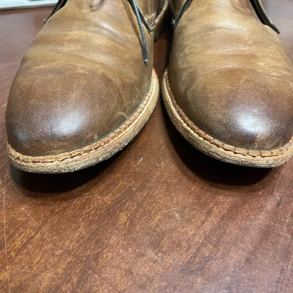 Johnston Murphy J &amp; M 1850 Chambliss Chukka Boots 12 Ankle Boot M Brown Leather