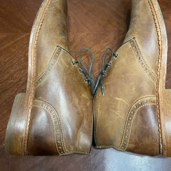 Johnston Murphy J &amp; M 1850 Chambliss Chukka Boots 12 Ankle Boot M Brown Leather
