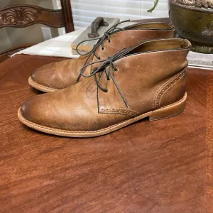 Johnston Murphy J &amp; M 1850 Chambliss Chukka Boots 12 Ankle Boot M Brown Leather