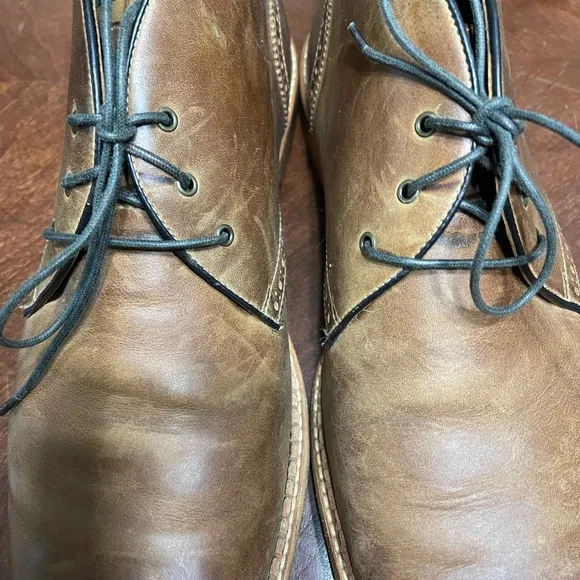 Johnston Murphy J &amp; M 1850 Chambliss Chukka Boots 12 Ankle Boot M Brown Leather