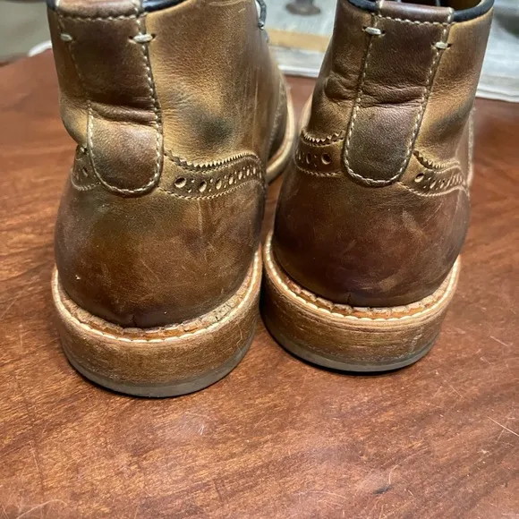 Johnston Murphy J &amp; M 1850 Chambliss Chukka Boots 12 Ankle Boot M Brown Leather