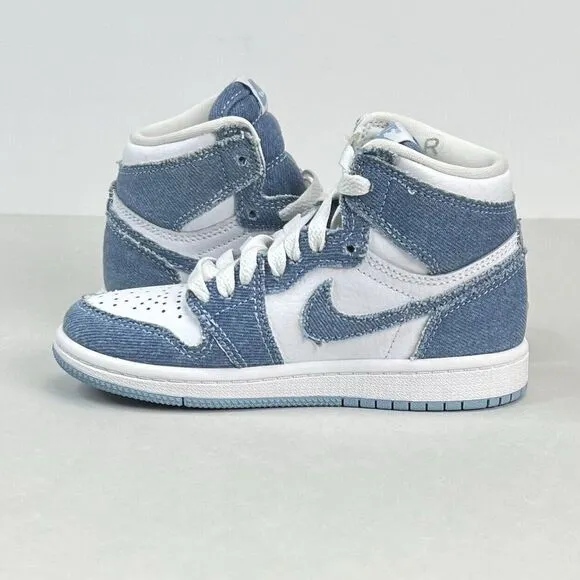 Jordan 1 High Denim Pre School Size 11.5c CU0449-104 Air Jordan High Retro Kid