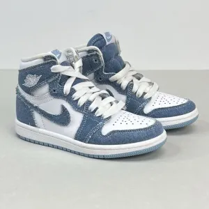 Jordan 1 High Denim Pre School Size 11.5c CU0449-104 Air Jordan High Retro Kid