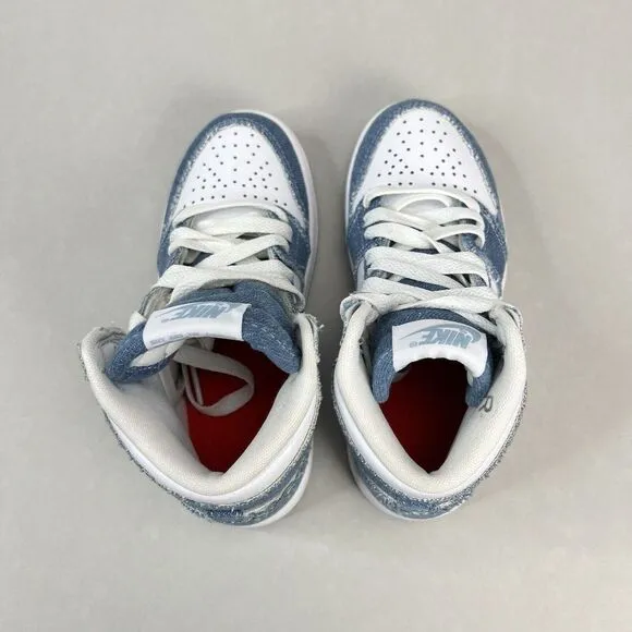 Jordan 1 High Denim Pre School Size 11.5c CU0449-104 Air Jordan High Retro Kid