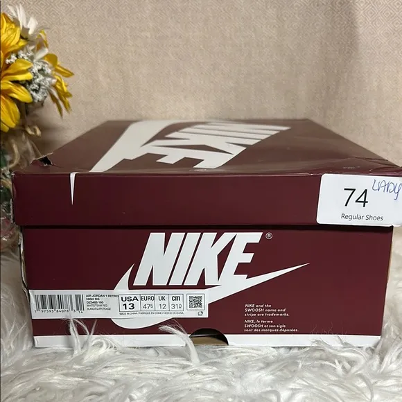 Jordan 1 Retro High OG Artisanal Team Red High-Top Sneakers