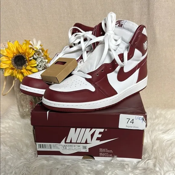 Jordan 1 Retro High OG Artisanal Team Red High-Top Sneakers