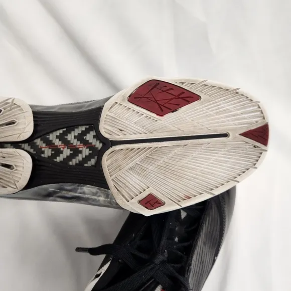 Jordan 2008 Black White Basketball Shoes Men's 10.5