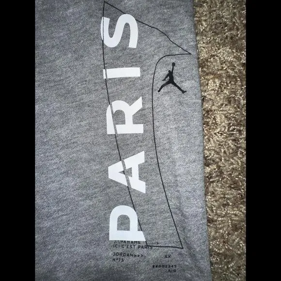 Jordan Big Kids (Boy’s) Paris Saint-Germain Fleece Sweatpants Dark Grey Heather