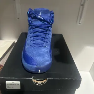 Jordan Blue Sneakers Premium Suede High-Top