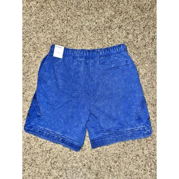 Jordan Essentials Washed Fleece Blue Shorts Sample