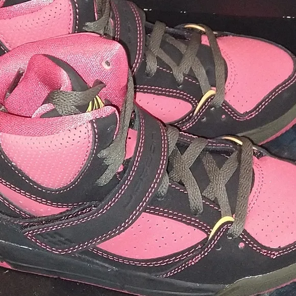 Jordan Flight 45 High PS Black Laser Orange Kids Sneakers
