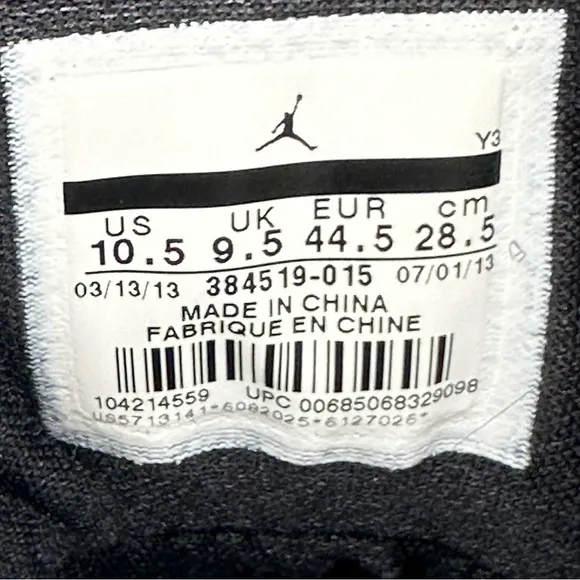Jordan Flight 45 High Sneakers. Size 10.5