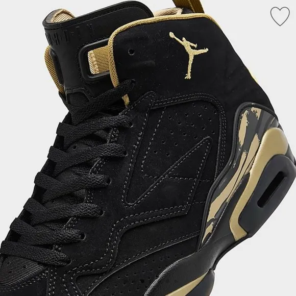 JORDAN MVP Nike Black and Gold Men's Sneakers