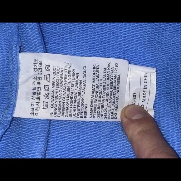 Jordan x Union MJ Cobalt Pulse/Coconut Milk Fleece Pants Sample