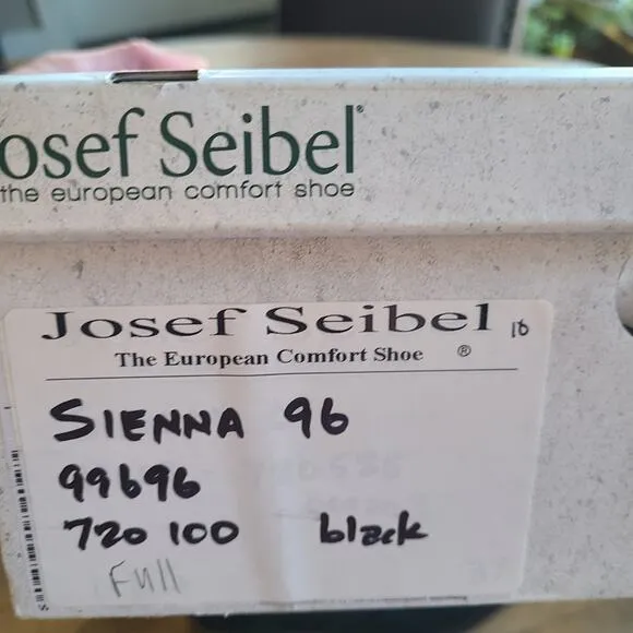 Josef Seibel Shoes Women's Sienna 96 Leather Loafers Black EU 37 Comfort 6-6.5