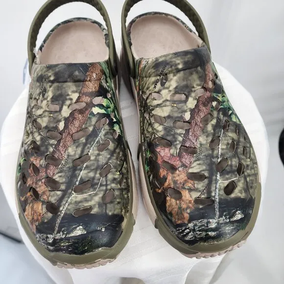 JOYBEES Men's Mossy Oak Trekking Clog Shoes Size M 9 / W 11 NWT