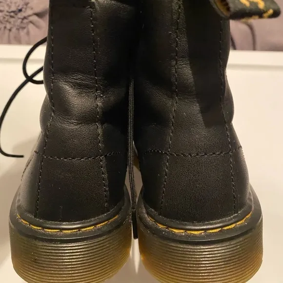 JUNIOR 1460 SOFTY T LEATHER LACE UP BOOTS Size 3