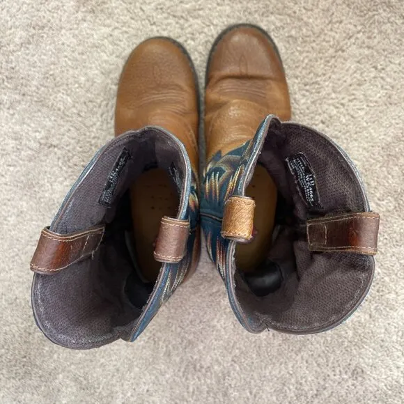 Justin Boots #WK4665 Stampede Collection Work Boot Leather Steel Toe Mens 10.5D