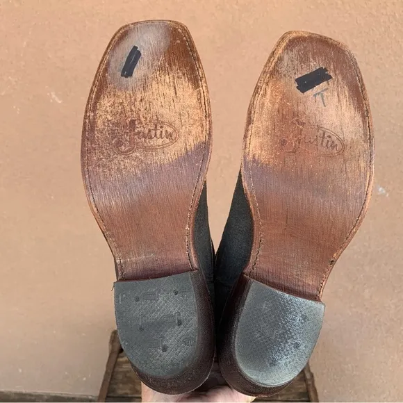 Justin Gaucho Bent Rail Western Boots