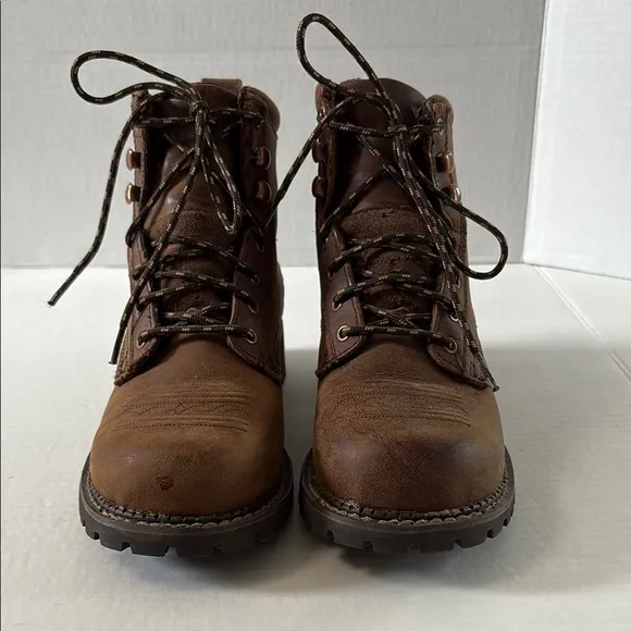 Justin Katerina 6” Steel Toe Waterproof Work Boots Woman’s Size 7.5