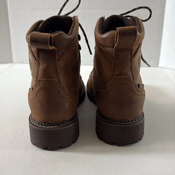 Justin Katerina 6” Steel Toe Waterproof Work Boots Woman’s Size 7.5