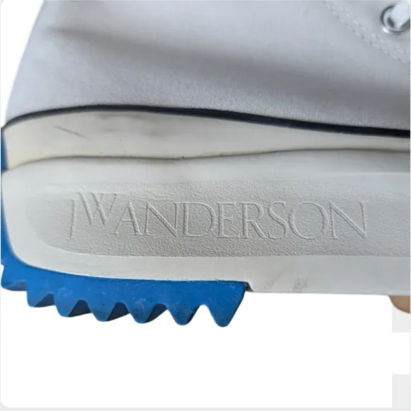 JW Anderson x Converse Run Star Hike Hi White Egret Platform Sneakers Size 8.5