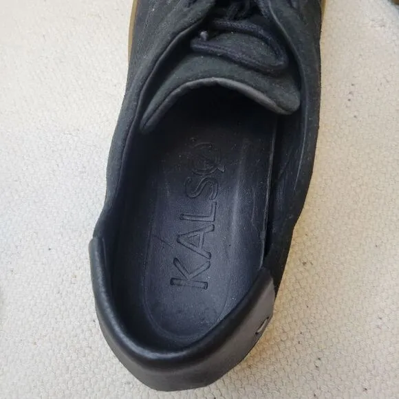 KALSO Dawson Black Suede Lace-Up Earth Shoes NEW In Box 10.5