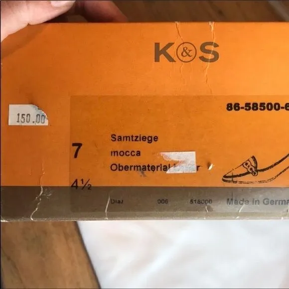 K&amp;S BROWN SUEDE EMBELLISHED PUMPS.  NEW