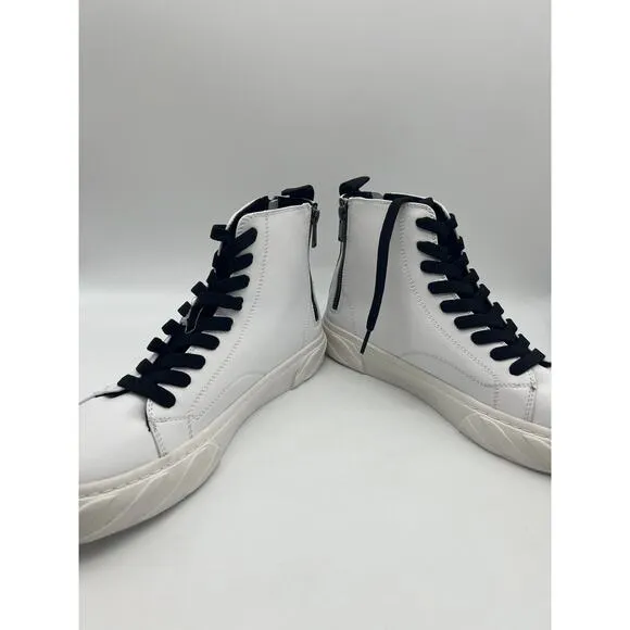 Karl Lagerfeld Men's Paris Sneakers High Top Heel Zip LF1S2108 Size 10M🛒