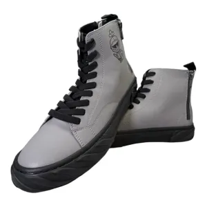 KARL LAGERFELD PARISLogo Leather High Top Sneakers Size 11 NWT with out box