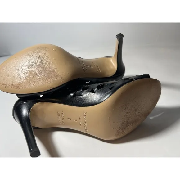 Kate spade Black Lace-Up Women's Shoes