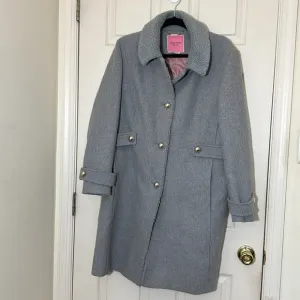 KATE SPADE Women’s Wool Long Coat Size XL Gray Jacket