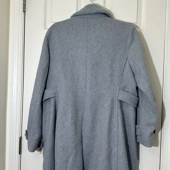 KATE SPADE Women’s Wool Long Coat Size XL Gray Jacket