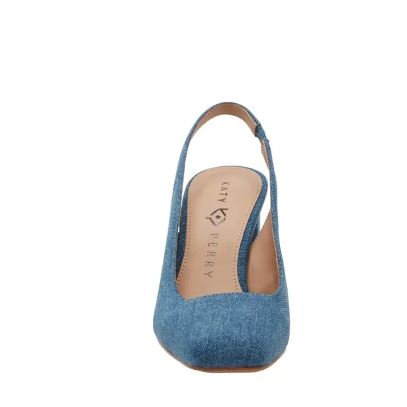 Katy Perry The Hollow Heel Sling Back Denim Heels 11M/41