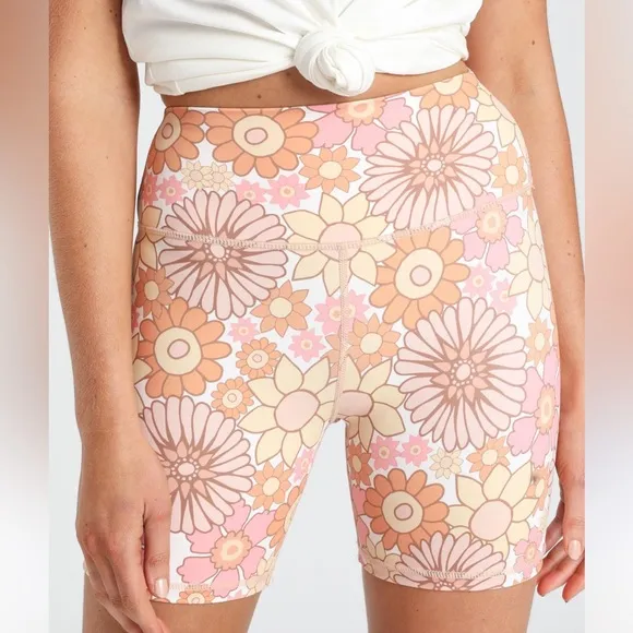 Kavala Collective - Floral Women's Biker Shorts Size Small