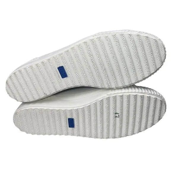 Keds Deni TRX Mid Leather Sneakers White/Silver WH66012 Women's 11