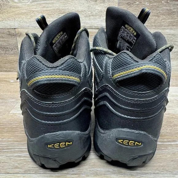 Keen Lansing  Brown Leather/Mesh Waterproof/ Steel Toe Work Boot Men's Size 13