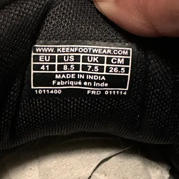 Keen Men's Black Leather Shoes