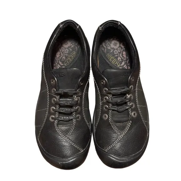 Keen Men's Black Leather Shoes