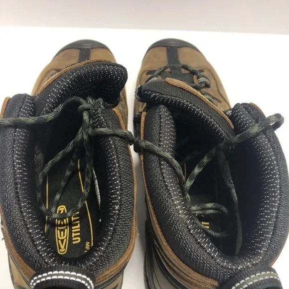 Keen Men’s Detroit XT Mid Steel Toe Work Boots Brown, Size 9 D