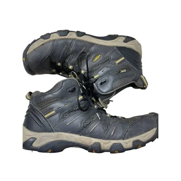 Keen Mens Koven Mid Waterproof Keen Dry Hiking Boots Brown Lace Up 1011198 Sz 15