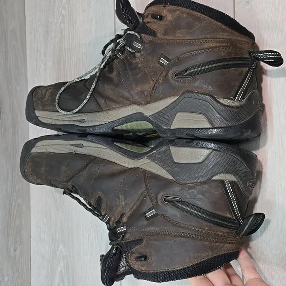 Keen Men's Utility High Top Leather Steel Toe Sneakers Boots Shoes Sz 10.5EE