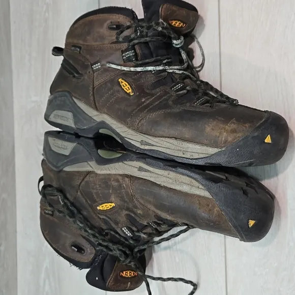 Keen Men's Utility High Top Leather Steel Toe Sneakers Boots Shoes Sz 10.5EE