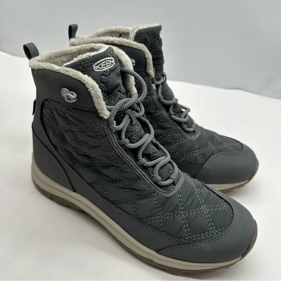 Keen Terradora II Wintry Womens 10 Winter Snow Boots Lined Waterproof Insulated