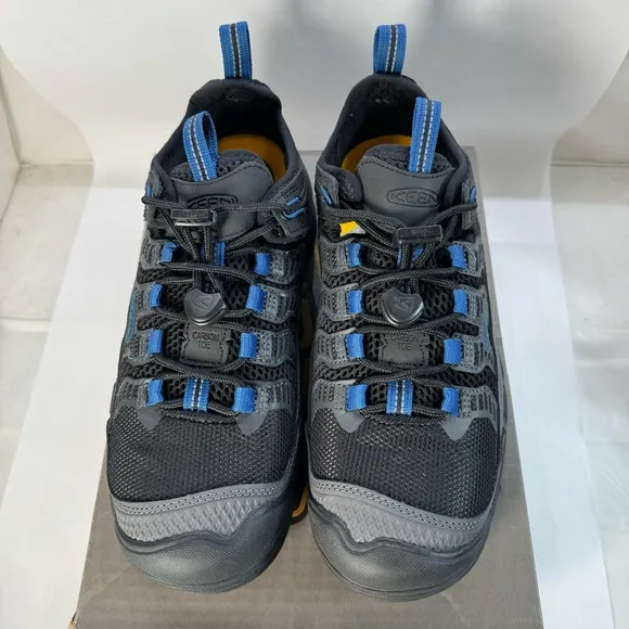 KEEN Utility Birmingham Grey Low Composite Toe Work Shoes Men Size 8 Extra WIDE