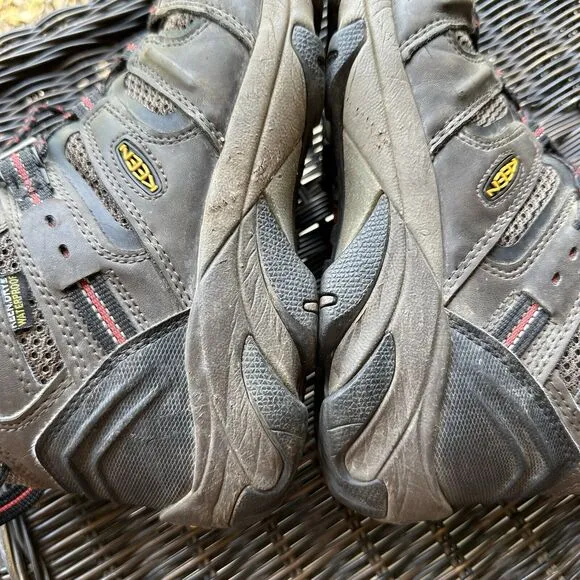 Keen Utility Boots Mens Size 8‎ D Lansing Mid Waterproof Steel Toe Brown