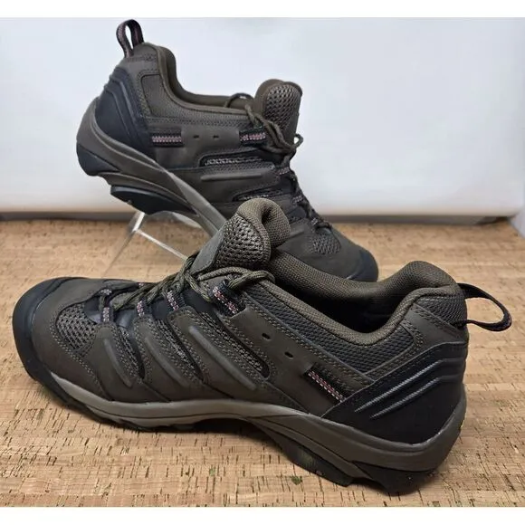 Keen Utility Lansing Low Shoes‎ Mens 14D Brown Work Hiking Steel Safety Toe
