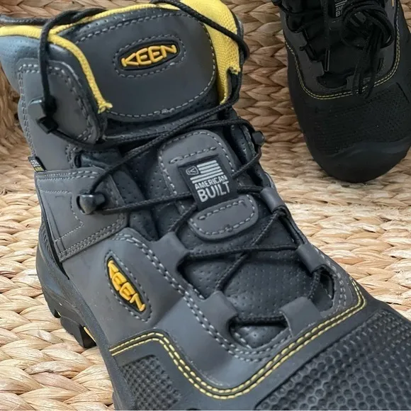 Keen‎ Utility Logandale Black Steel Toe Boots