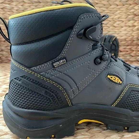 Keen‎ Utility Logandale Black Steel Toe Boots