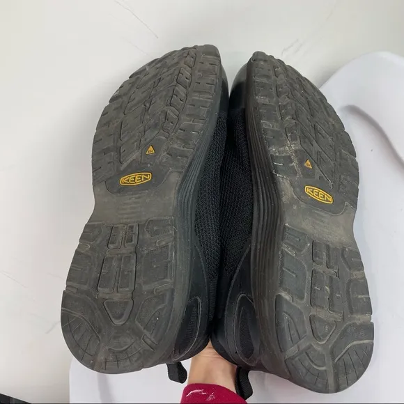 Keen Utility Mens Sparta Industrial Aluminum Toe EH Work Shoes Sz 13D Black